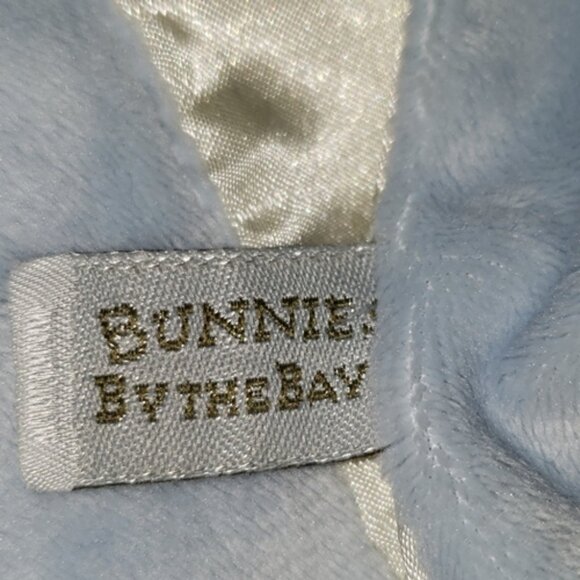 Bunnies by the Bay Plush Security lovey Blanket Luxury fabrics EUC - Picture 7 of 7